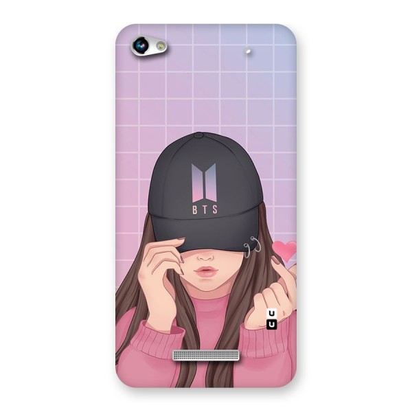 Anime Beautiful BTS Girl Back Case for Micromax Hue 2