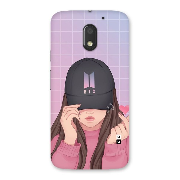 Anime Beautiful BTS Girl Back Case for Moto E3 Power