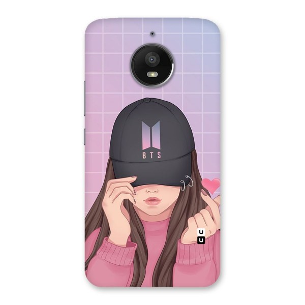 Anime Beautiful BTS Girl Back Case for Moto E4 Plus