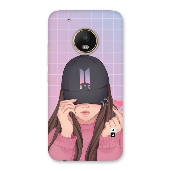 Anime Beautiful BTS Girl Back Case for Moto G5 Plus