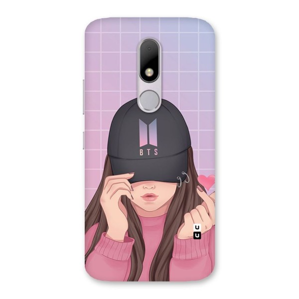 Anime Beautiful BTS Girl Back Case for Moto M