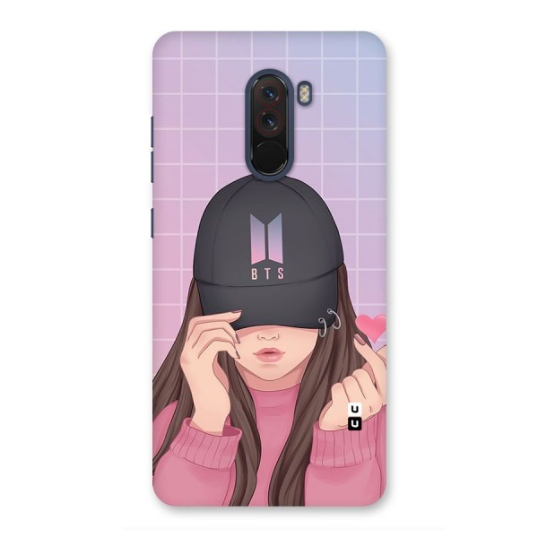 Anime Beautiful BTS Girl Back Case for Poco F1