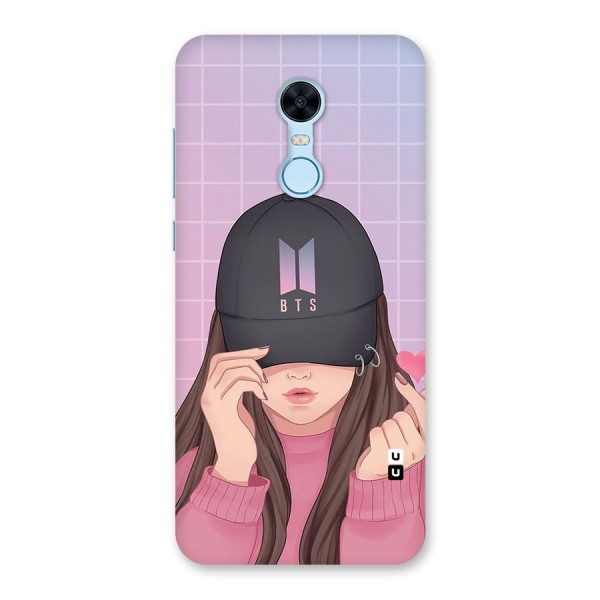 Anime Beautiful BTS Girl Back Case for Redmi Note 5
