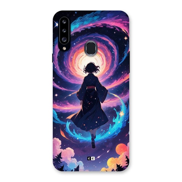 Anime Galaxy Girl Back Case for Galaxy A20s