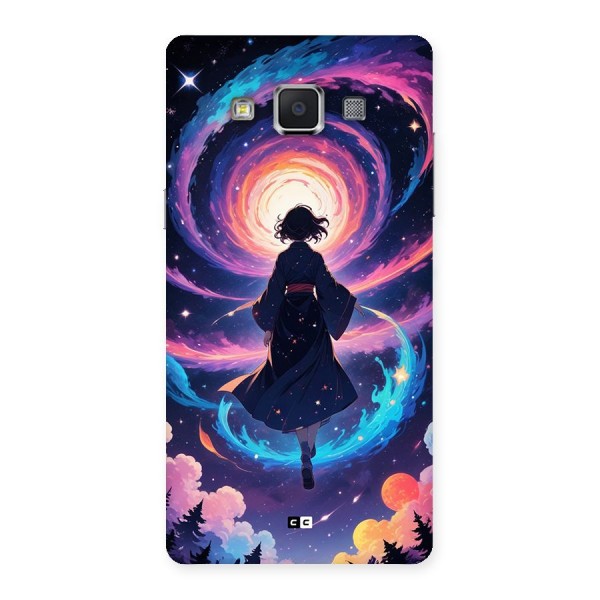 Anime Galaxy Girl Back Case for Galaxy A5