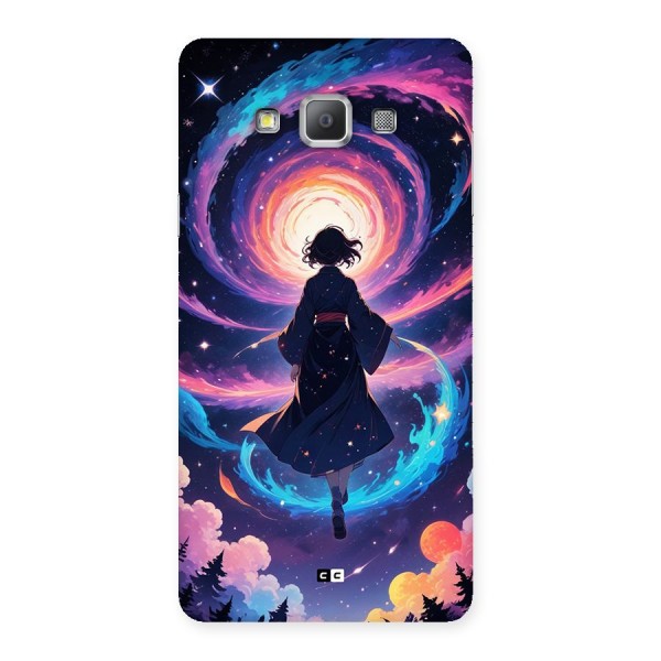 Anime Galaxy Girl Back Case for Galaxy A7