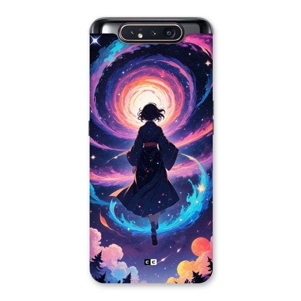 Anime Galaxy Girl Back Case for Galaxy A80