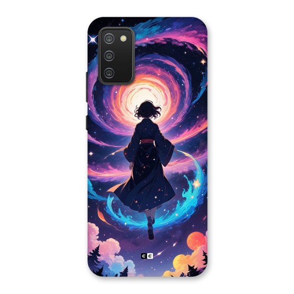 Anime Galaxy Girl Back Case for Galaxy F02s