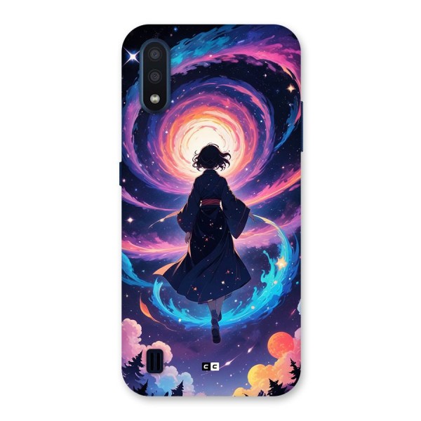 Anime Galaxy Girl Back Case for Galaxy M01