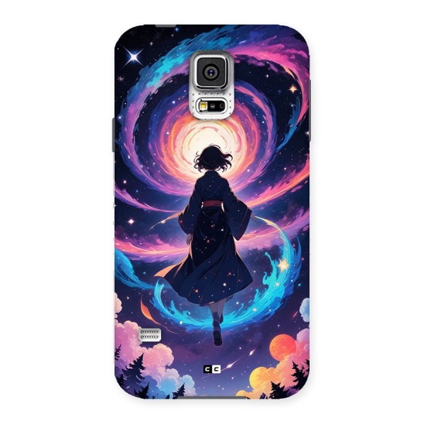 Anime Galaxy Girl Back Case for Galaxy S5