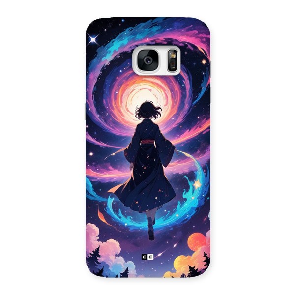 Anime Galaxy Girl Back Case for Galaxy S7 Edge