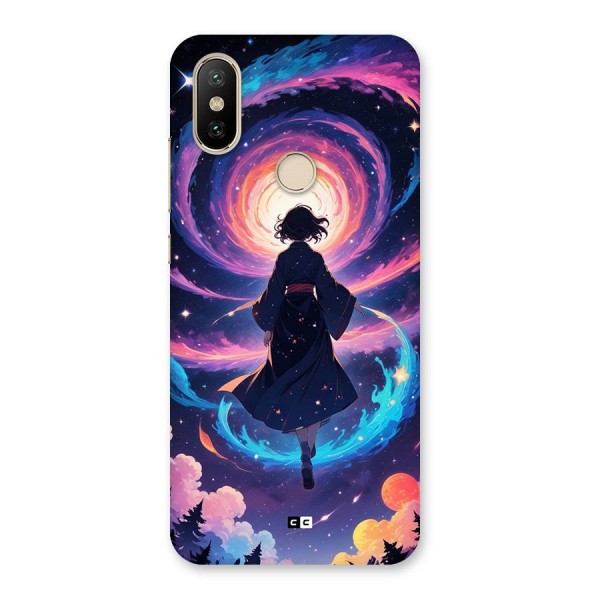 Anime Galaxy Girl Back Case for Mi A2