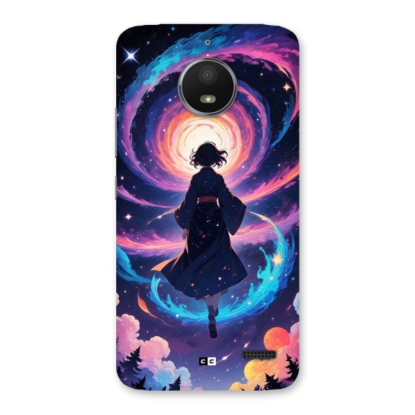 Anime Galaxy Girl Back Case for Moto E4