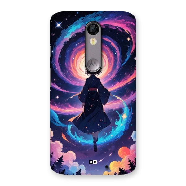 Anime Galaxy Girl Back Case for Moto X Force