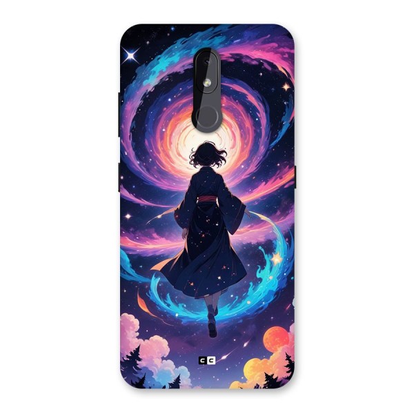 Anime Galaxy Girl Back Case for Nokia 3.2