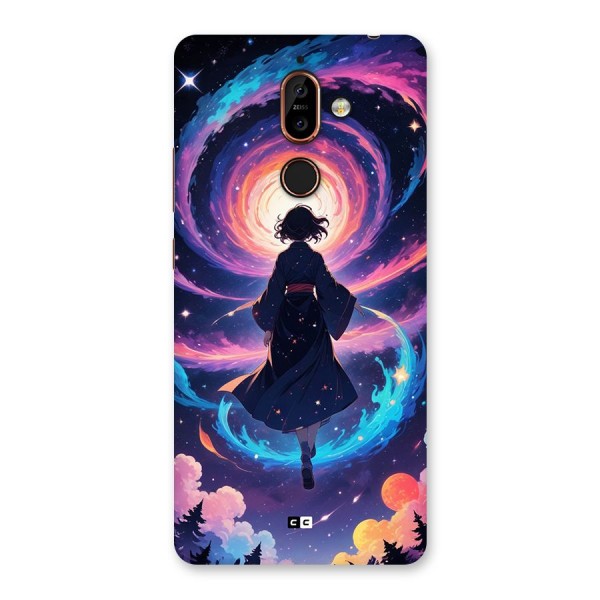 Anime Galaxy Girl Back Case for Nokia 7 Plus