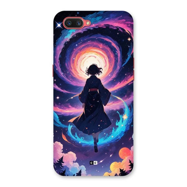 Anime Galaxy Girl Back Case for Oppo A3s