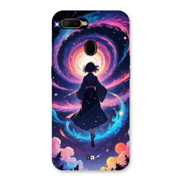 Anime Galaxy Girl Back Case for Oppo A5s