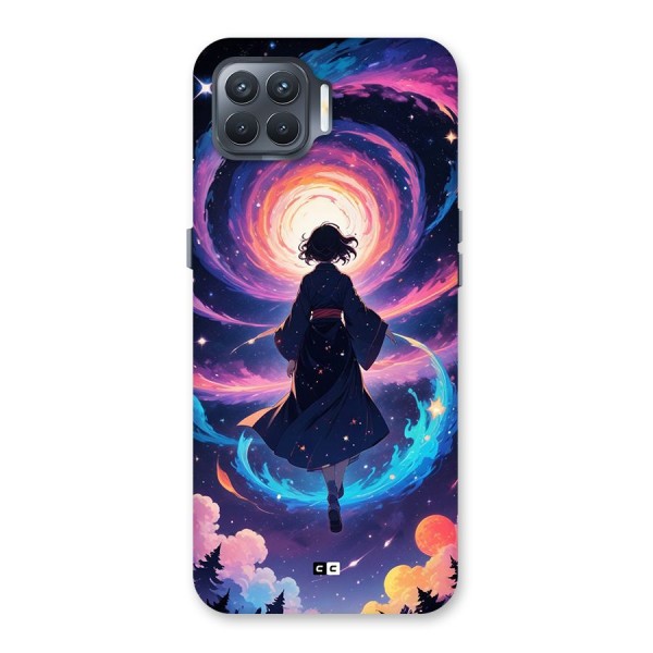 Anime Galaxy Girl Back Case for Oppo F17 Pro