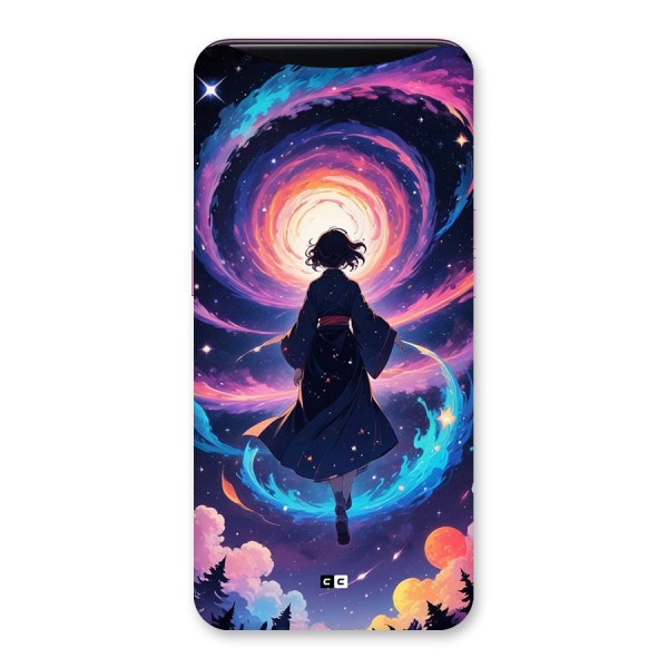 Anime Galaxy Girl Back Case for Oppo Find X