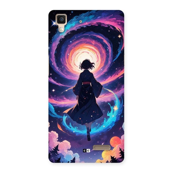 Anime Galaxy Girl Back Case for Oppo R7