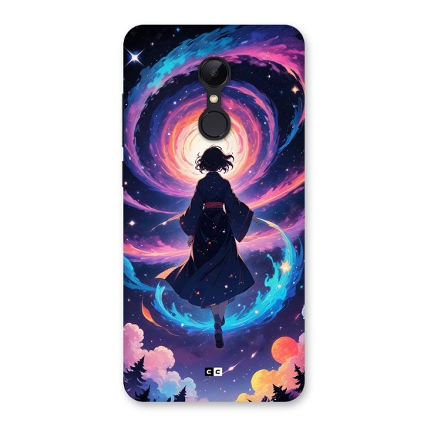 Anime Galaxy Girl Back Case for Redmi 5