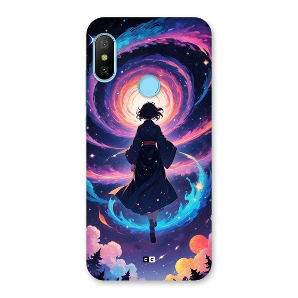 Anime Galaxy Girl Back Case for Redmi 6 Pro