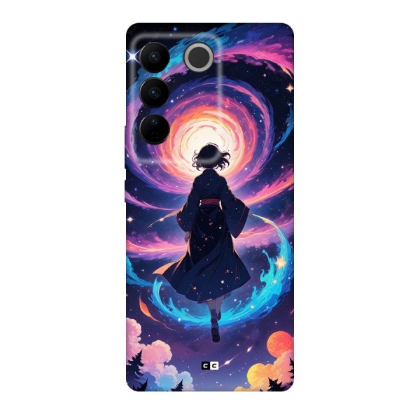 Anime Galaxy Girl Back Case for Vivo V27