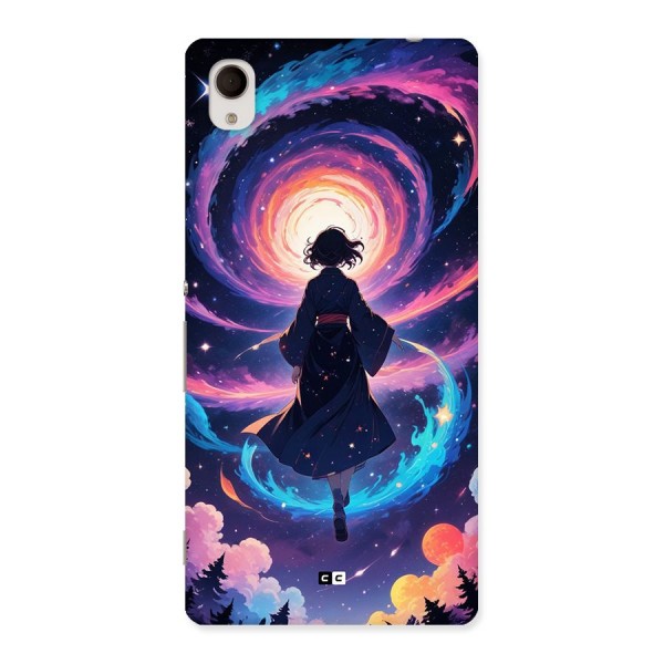 Anime Galaxy Girl Back Case for Xperia M4 Aqua