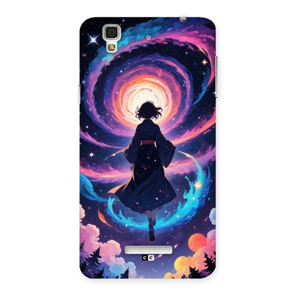 Anime Galaxy Girl Back Case for YU Yureka Plus