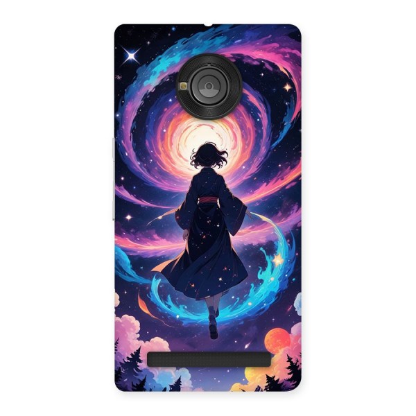 Anime Galaxy Girl Back Case for Yuphoria