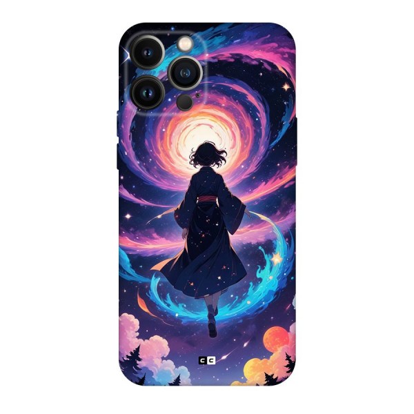 Anime Galaxy Girl Back Case for iPhone 13 Pro Max