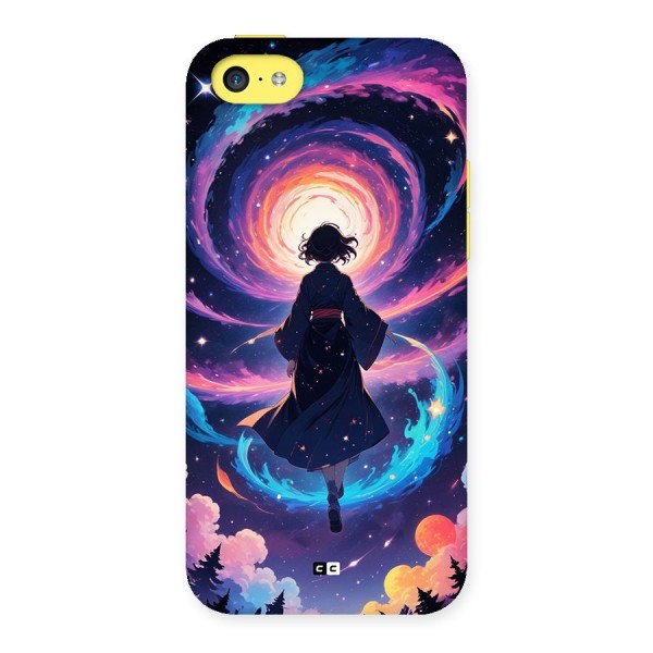 Anime Galaxy Girl Back Case for iPhone 5C