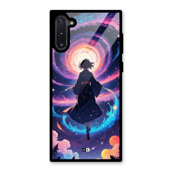 Anime Galaxy Girl Glass Back Case for Galaxy Note 10