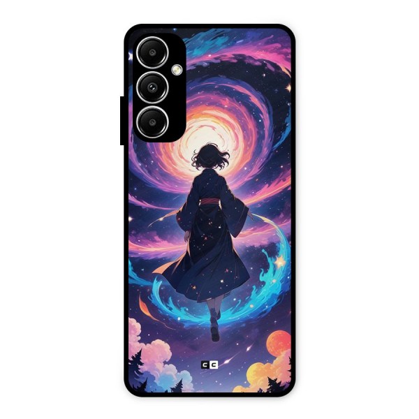 Anime Galaxy Girl Metal Back Case for Galaxy A05s