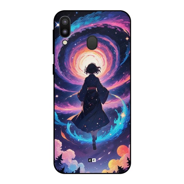 Anime Galaxy Girl Metal Back Case for Galaxy M20