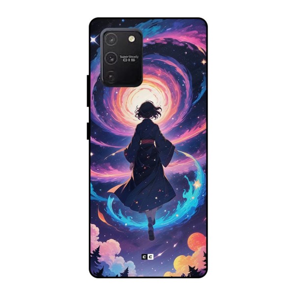 Anime Galaxy Girl Metal Back Case for Galaxy S10 Lite