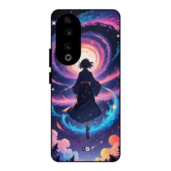 Anime Galaxy Girl Metal Back Case for Honor 90