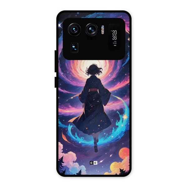 Anime Galaxy Girl Metal Back Case for Mi 11 Ultra