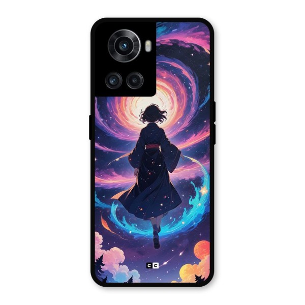 Anime Galaxy Girl Metal Back Case for OnePlus 10R