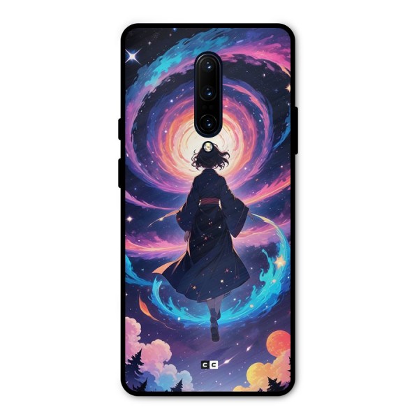 Anime Galaxy Girl Metal Back Case for OnePlus 7 Pro