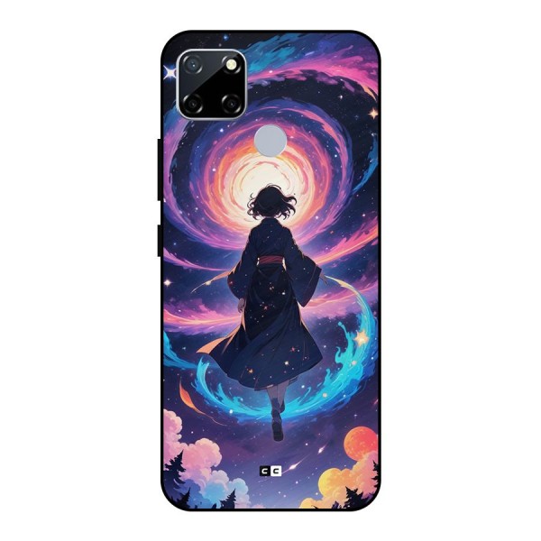 Anime Galaxy Girl Metal Back Case for Realme Narzo 20