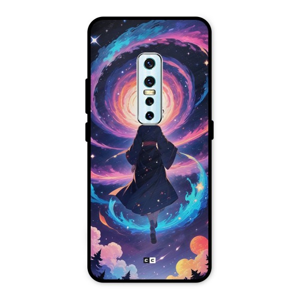 Anime Galaxy Girl Metal Back Case for Vivo V17 Pro