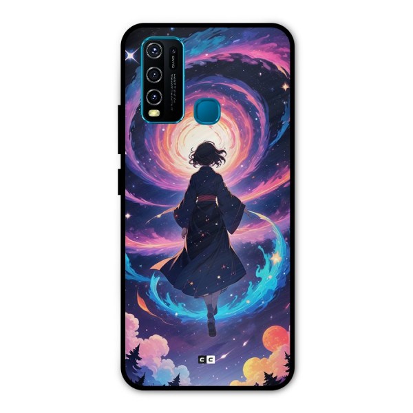 Anime Galaxy Girl Metal Back Case for Vivo Y50