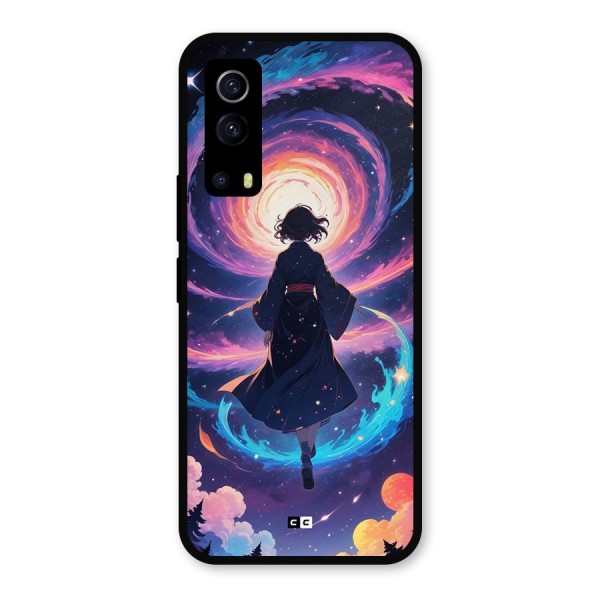 Anime Galaxy Girl Metal Back Case for iQOO Z3