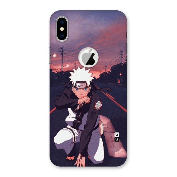 Anime Naruto Aesthetic Back Case for iPhone XS Logo Cut