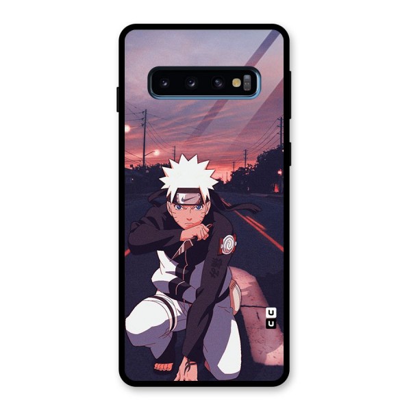 Anime Naruto Aesthetic Glass Back Case for Galaxy S10