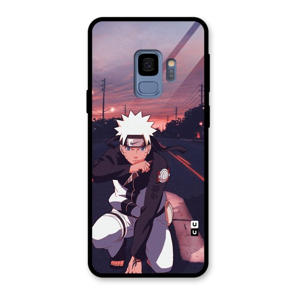 Anime Naruto Aesthetic Glass Back Case for Galaxy S9