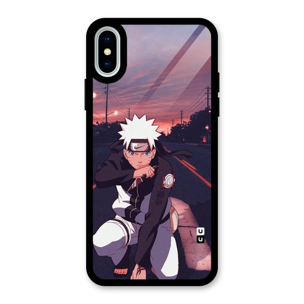 Anime Naruto Aesthetic Glass Back Case for iPhone X