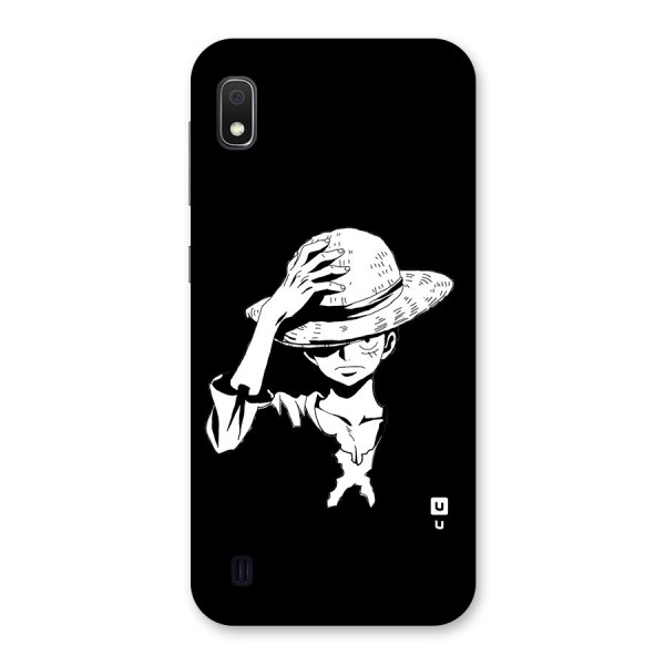 Anime One Piece Luffy Silhouette Back Case for Galaxy A10